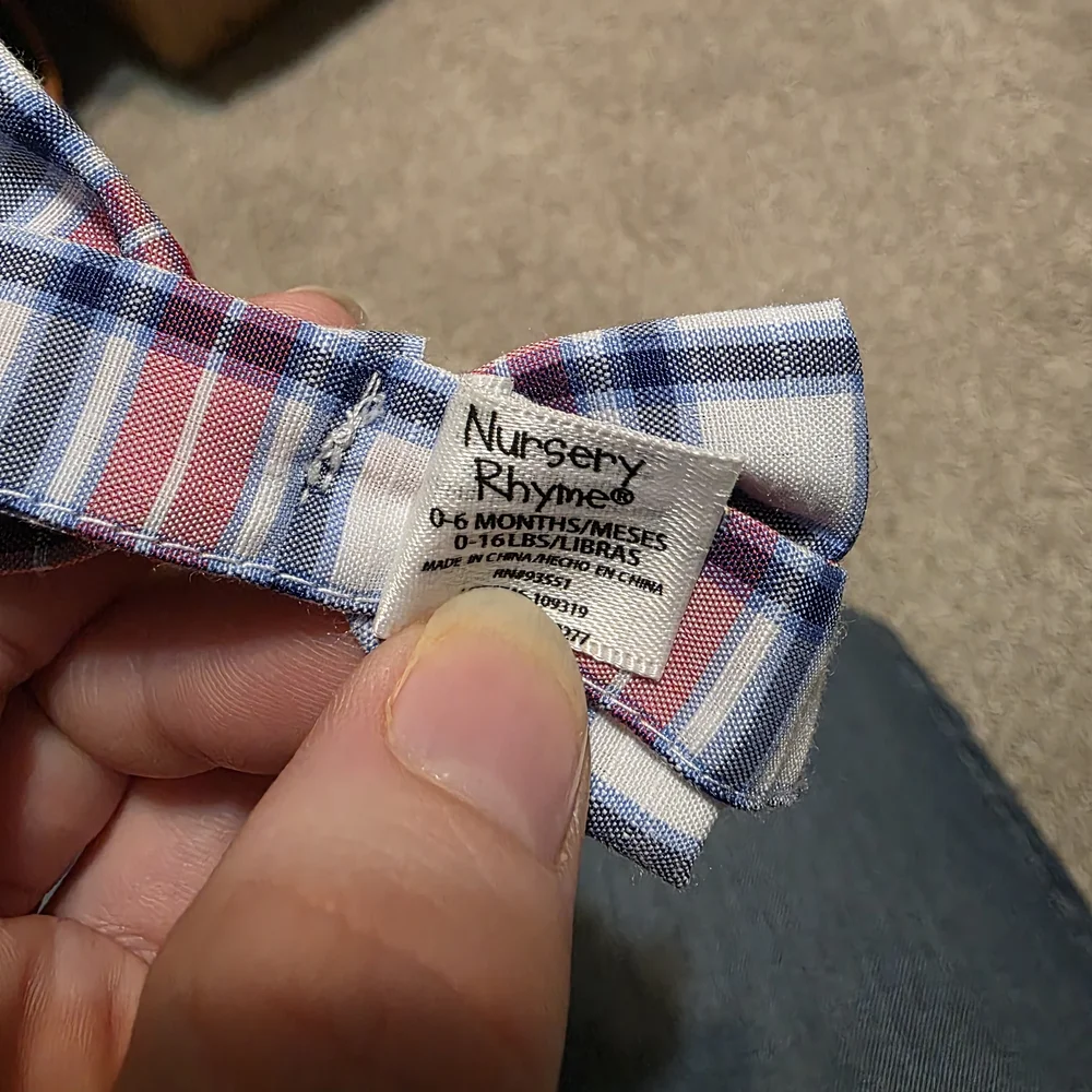 Plaid Bow Tie for Babies